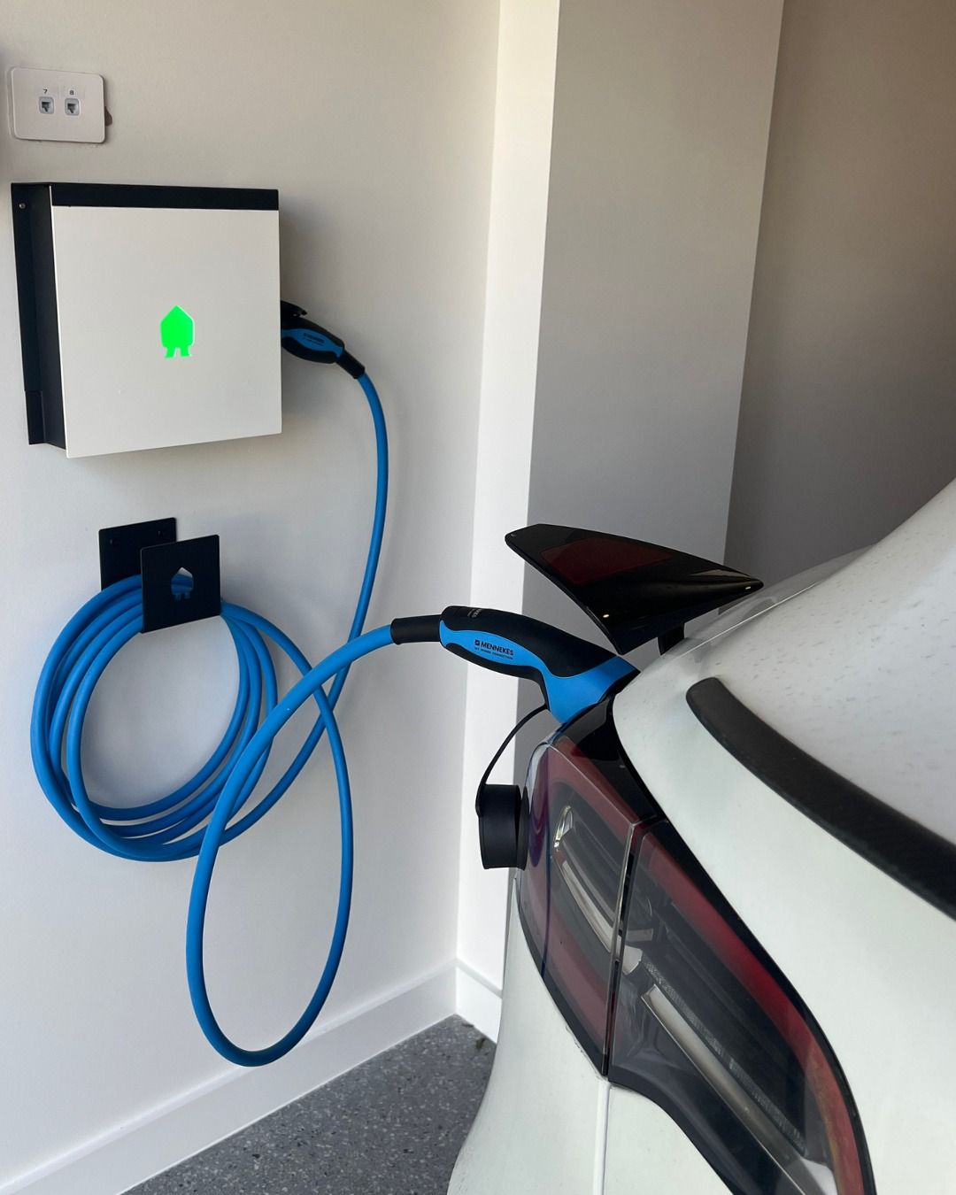 Level 2 EV charger installation in Ontario home